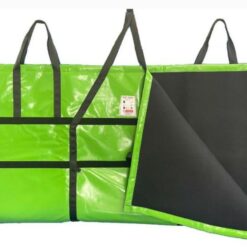 green panel bag